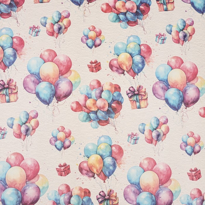 Бумага упаковочная, крафт Бумага упаковочная, крафт "Подарок", 70 х 100 см, 1 лист