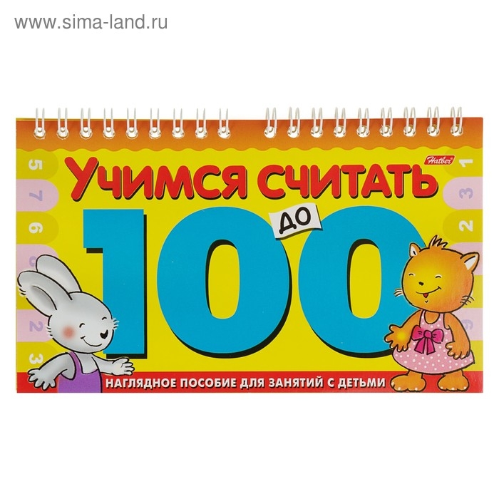 Игра обучающая А5 на гребне &laquo;Учимся считать до 100&raquo;