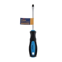 Отвертка шлицевая ТУНДРА, сатин, магнит, двухкомпонентная рукоятка, SL6 х 100 мм Отвертка шлицевая ТУНДРА, сатин, магнит, двухкомпонентная рукоятка, SL6 х 100 мм