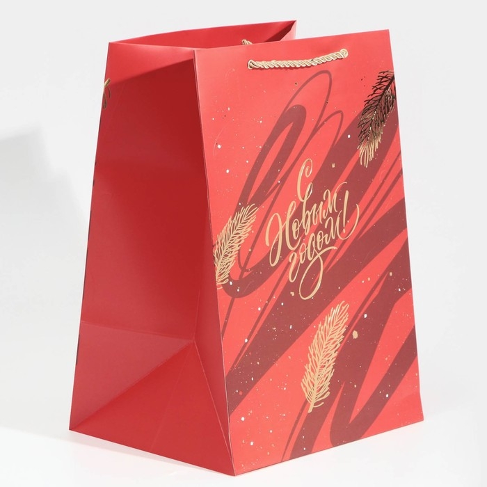 Пакет подарочный новогодний ламинированный &laquo;Яркие моменты&raquo;, 23 х 35 х 20 см, Новый год