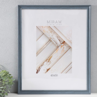 Фоторамка пластик Gallery 40х50 см, 642445 серый (пластиковый экран)