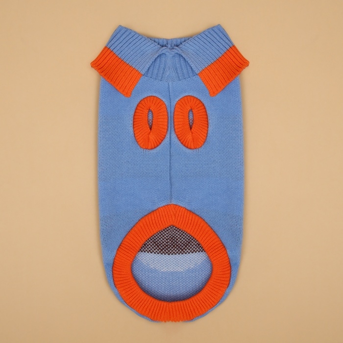 Свитер "Зайка", 2XL (ДС 34, ОШ 34, ОГ 32-51 см)