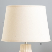 Настольная лампа "Глория" Е14 40Вт бежевый 23х23х34 см RISALUX