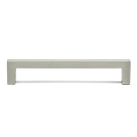 Ручка-скоба SQUARE CAPPIO RSC008, нержавеющая сталь, м/о 128 мм, цвет серебро