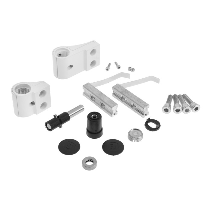 Петля для алюминиевой двери, до 120 кг, двухсекционная, белая Петля для алюминиевой двери, до 120 кг, двухсекционная, белая