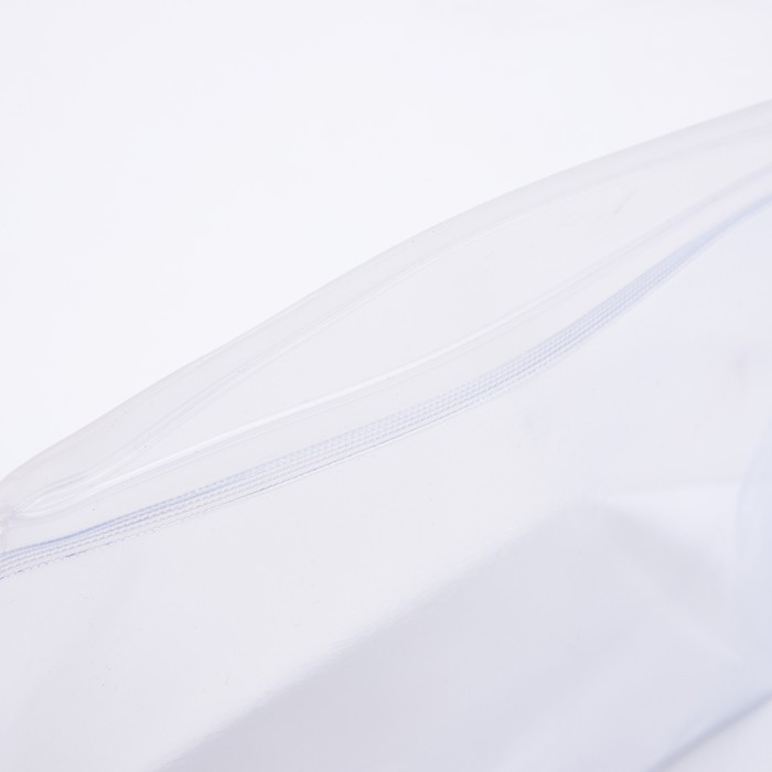 Косметичка с застёжкой зип-лок, цвет прозрачный Косметичка с застёжкой зип-лок, цвет прозрачный