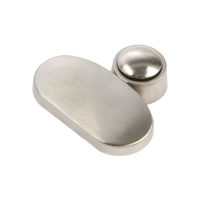 Зеркалодержатель (арт.2025), без сверления, цвет матовый никель Зеркалодержатель (арт.2025), без сверления, цвет матовый никель