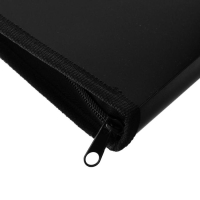 Папка для чертежей и рисунков A1 (850 х 600 х 30 мм) пластиковая, на молнии с трех сторон, с внутренним карманом, с внутренними удерживающими резинками на пряжке, с регулируемым ремнем через плечо, с пластиковыми ручками, чёрная Папка для чертежей и рисунков A1 (850 х 600 х 30 мм) пластиковая, на молнии с трех сторон, с внутренним карманом, с внутренними удерживающими резинками на пряжке, с регулируемым ремнем через плечо, с пластиковыми ручками, чёрная