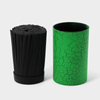 Подставка для ножей с наполнителем Доляна «Кракле», 14×9 см, soft-touch, цвет зелёный Подставка для ножей с наполнителем Доляна «Кракле», 14×9 см, soft-touch, цвет зелёный