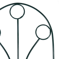 Шпалера, 194 &times; 47 &times; 1 см, металл, зелёная, &laquo;Калинка&raquo;