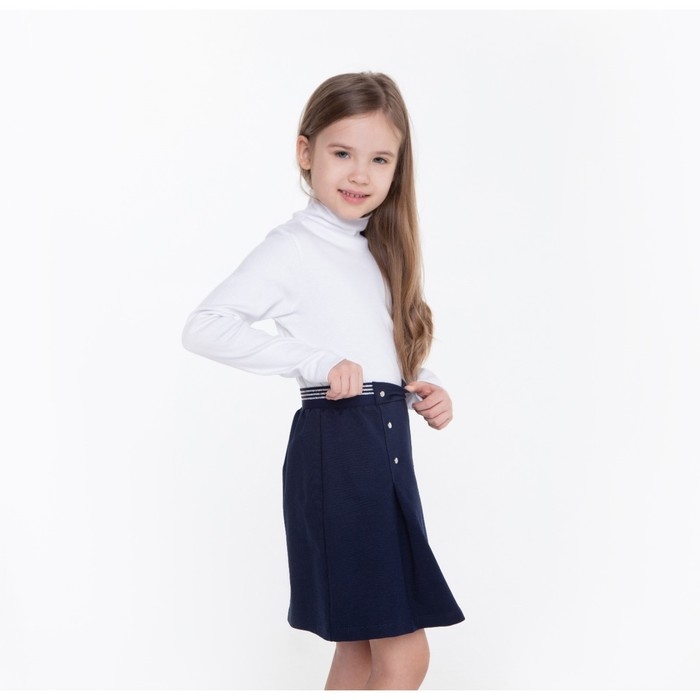 Юбка Юбка "Школа-3" для девочки, цвет т.синий, рост 152 см (76)