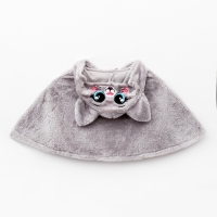 Карнавальная накидка &laquo;Котёночек&raquo;, рост 104-128 см, серый