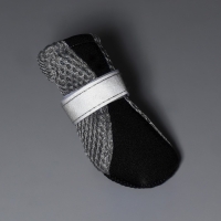 Ботинки для собак "Комфорт +", размер XL (5, 9 х 4, 8 см), серо-чёрные Ботинки для собак "Комфорт +", размер XL (5, 9 х 4, 8 см), серо-чёрные