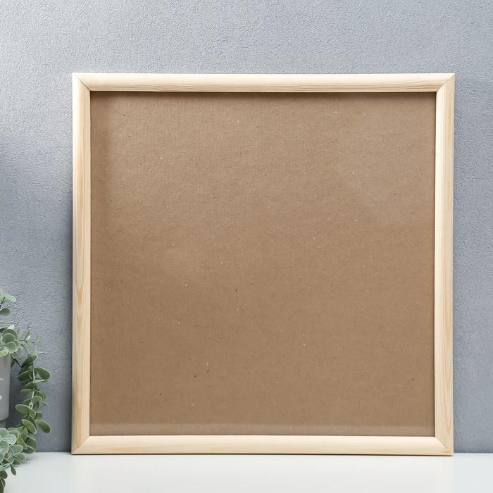 Фоторамка 40х40 см белое дерево № 5 Фоторамка 40х40 см белое дерево № 5