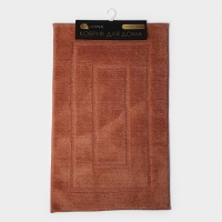 Коврик для дома SAVANNA &laquo;Мягкость&raquo;, 50&times;80 см, цвет розовый