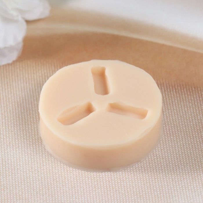 Молд силиконовый Молд силиконовый "Три слитка" Силикон 0,4х1,6х0,6 см