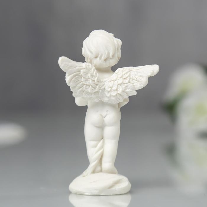 Сувенир полистоун Сувенир полистоун "Ангелочек с букетом роз" МИКС 7,2х4,5х2,8 см