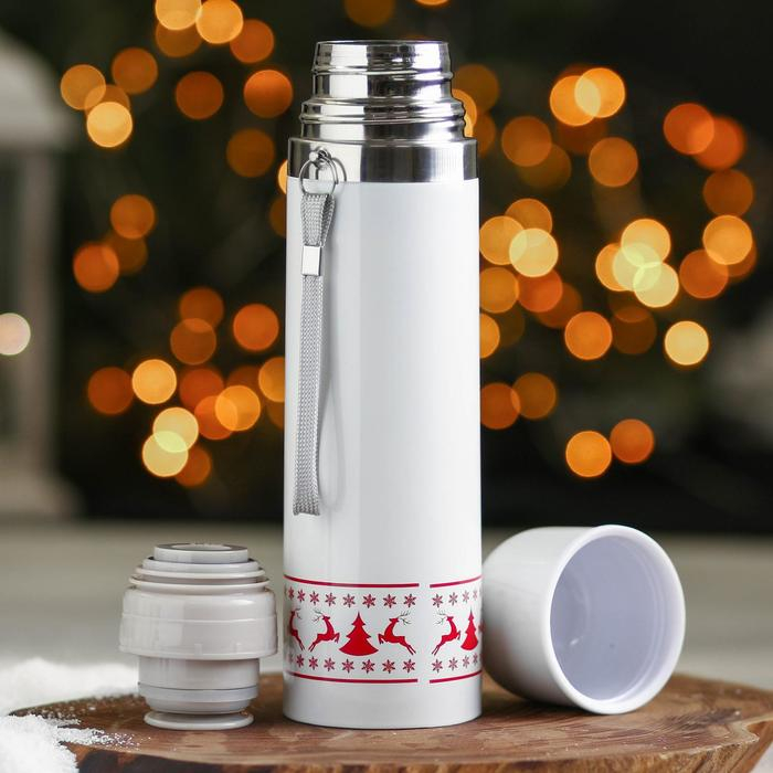 Новый год. Набор &laquo;С Новым годом&raquo;:: термос 500 мл, кружка 200 мл, 2 шт.