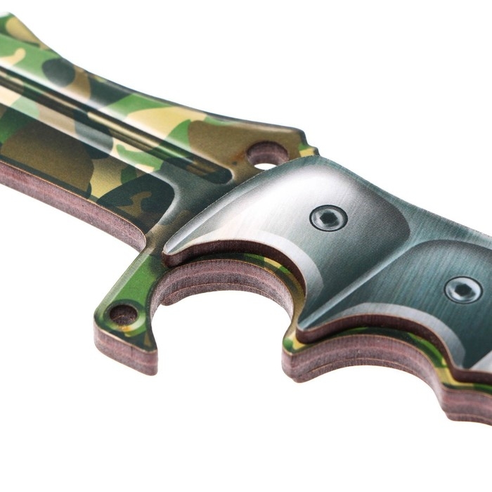 Деревянное оружие, детское сувенирное «Хакки», нож охотничий, 25 х 5,9 см Деревянное оружие, детское сувенирное «Хакки», нож охотничий, 25 х 5,9 см