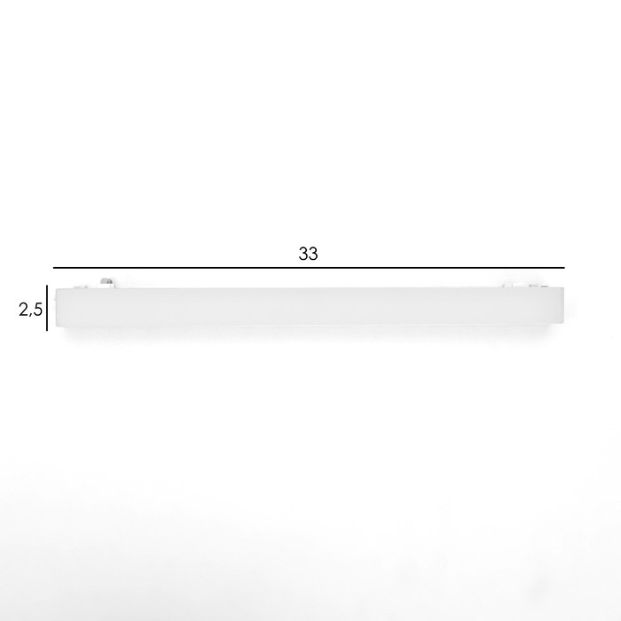 Светильник трековый ULTRA Светильник трековый ULTRA "Линза" LED 18Вт 3000K-5700К CRI90 белый 33,8х2,6х2,4см