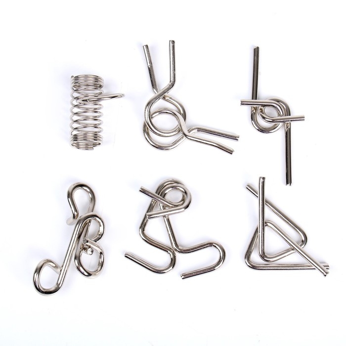 Набор металлических головоломок «Умные гвозди» Набор металлических головоломок «Умные гвозди»