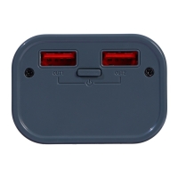 Внешний аккумулятор CRR-29, 20000 мАч, 2USB, 3А, дисплей, быстрая зарядка, серый Внешний аккумулятор CRR-29, 20000 мАч, 2USB, 3А, дисплей, быстрая зарядка, серый