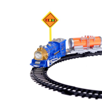 Железная дорога «Паровоз», работает от батареек, МИКС Железная дорога «Паровоз», работает от батареек, МИКС