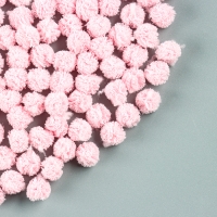 Набор деталей для декора &laquo;Бомбошки&raquo;, 100 шт., размер одной шт. &mdash; 1 см, цвет розовый