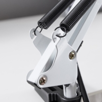 Лампа настольная Е27, h=55 см, шарнирная, на зажиме (220В) белая RISALUX Лампа настольная Е27, h=55 см, шарнирная, на зажиме (220В) белая RISALUX