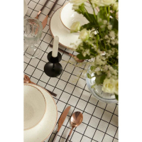 Скатерть Доляна "Клетка" 145х200&plusmn;3см,100%пэ, рогожка 130 гр/м