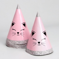 Набор бумажной посуды одноразовый Кошечка&raquo;