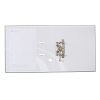 Папка-регистратор А4, 50 мм, Calligrata, ПВХ, тиснение "лен", металлическая окантовка, карман на корешок, собранная, серая, микс Папка-регистратор А4, 50 мм, Calligrata, ПВХ, тиснение "лен", металлическая окантовка, карман на корешок, собранная, серая, микс