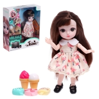 Кукла модная шарнирная &laquo;Алена на прогулке&raquo; с аксессуарами, МИКС