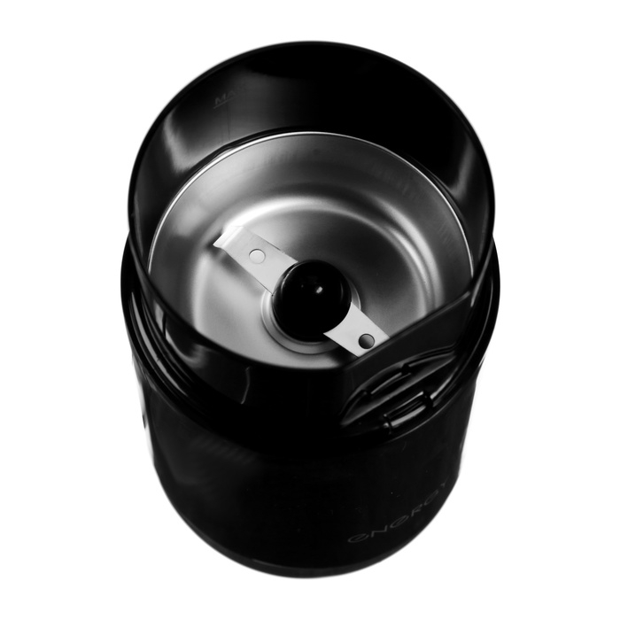 Кофемолка Energy EN-114, электрическая, ножевая, 150 Вт, 70 г, чёрная Кофемолка Energy EN-114, электрическая, ножевая, 150 Вт, 70 г, чёрная