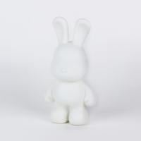 Игрушка помпонами &laquo;Зайка&raquo;, белый голубой синий