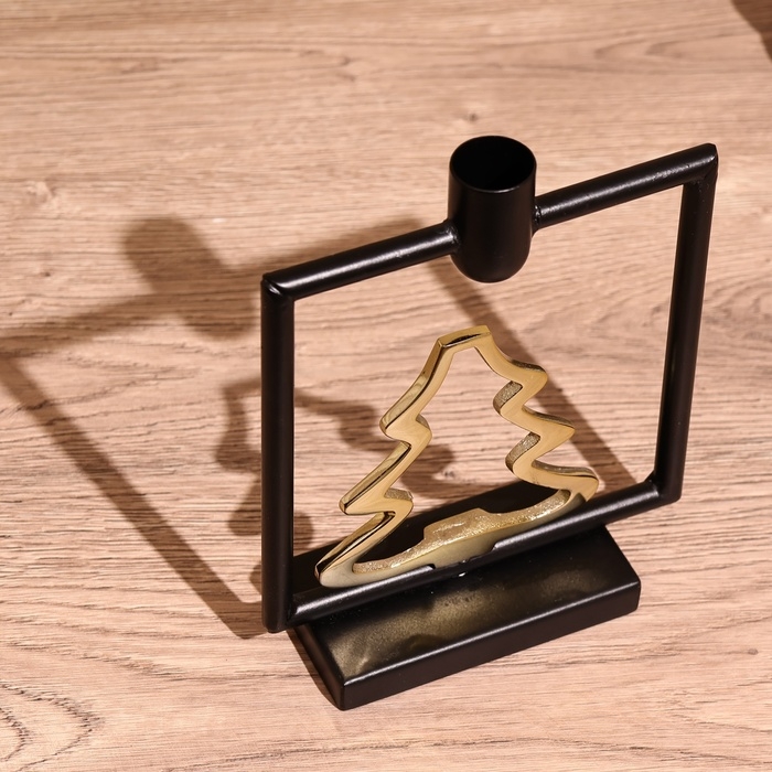 Подсвечник Подсвечник "Ёлочка" 18,5 см, металл