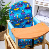 Стульчик для кормления &laquo;Бутуз&raquo;, трансформер, цвет голубой, рисунок МИКС