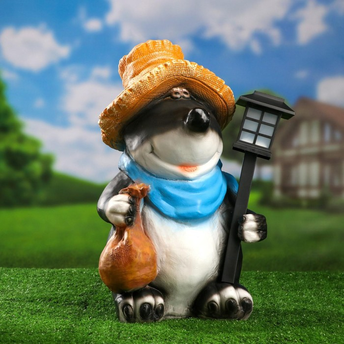 Садовый фонарь Садовый фонарь "Крот с фонарем" 42см