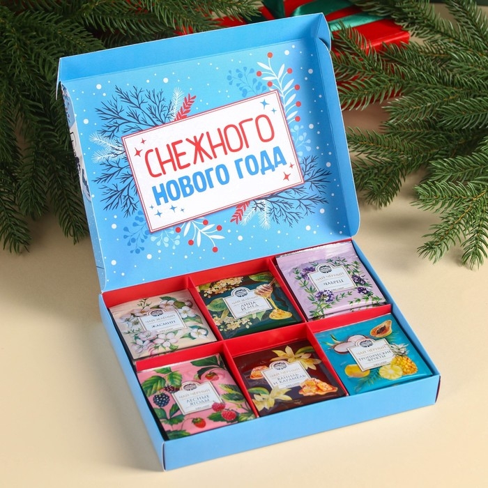 Новый год! Чайная коллекция &laquo;Радость не за горами&raquo;, 54 г (30 пакетиков х 1,8 г).