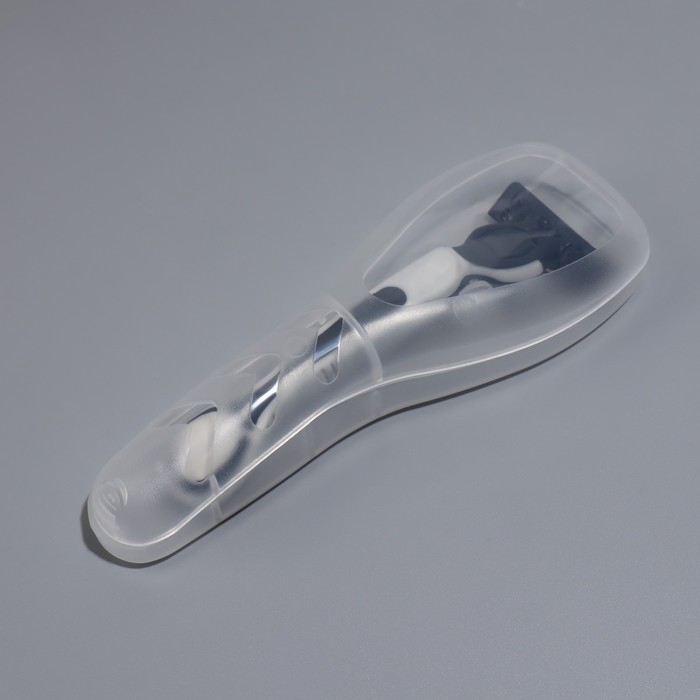 Органайзер для бритвы, с крышкой, 16,6 × 5,2 × 3 см, цвет прозрачный Органайзер для бритвы, с крышкой, 16,6 × 5,2 × 3 см, цвет прозрачный