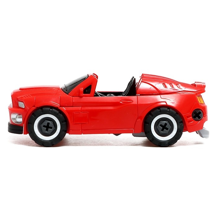 Конструктор винтовой &laquo;Кабриолет&raquo;, 2 в 1 робот-машина