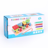 Деревянная пирамидка с рыбалкой &laquo;Логика&raquo;