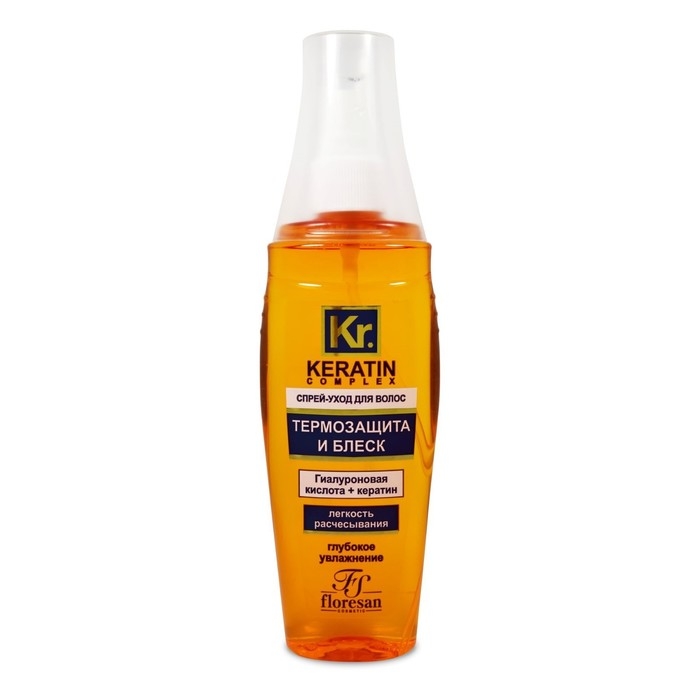Спрей-уход для волос Floresan "Термозащита и блеск", 135 мл