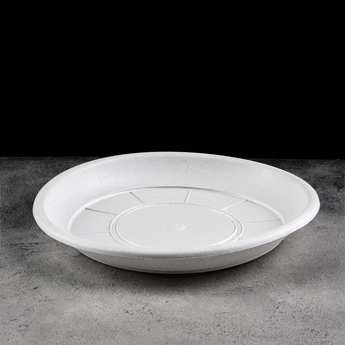 Поддон для горшка, d = 25 см, пластик, цвет мрамор Поддон для горшка, d = 25 см, пластик, цвет мрамор