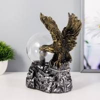 Плазменный шар "Орел" серый 14х9х22 см RISALUX Плазменный шар "Орел" серый 14х9х22 см RISALUX