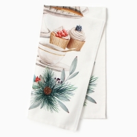 Новый год. Полотенце Этель " New Years treat" 40х73 см, 100% хлопок, саржа 190 г/м2