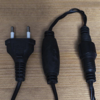 Гирлянда «Нить» 10 м, IP44, УМС, тёмная нить, 100 LED, свечение жёлтое, 220 В Гирлянда «Нить» 10 м, IP44, УМС, тёмная нить, 100 LED, свечение жёлтое, 220 В