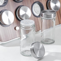 Набор для специй на подставке &laquo;Модерн&raquo;, 29&times;12&times;18,5 см, ёмкость, 90 мл, 4&times;9,5 см, 8 шт