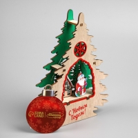 Подвеска световая "Дед Мороз", 13х3x18 см, 6 LED, АААx2 (не в компл.), свечение тёплое белое Подвеска световая "Дед Мороз", 13х3x18 см, 6 LED, АААx2 (не в компл.), свечение тёплое белое