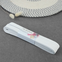 Резинка вязаная, 15 мм, 10 ± 0,5 м, цвет белый Резинка вязаная, 15 мм, 10 ± 0,5 м, цвет белый